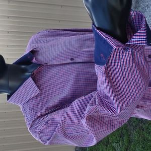 CADO MEN'S LUXURY SHIRT W/CONTRASTING COLLAR & CUFFS (3XL)
